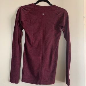 Maroon Lululemon Long sleeve